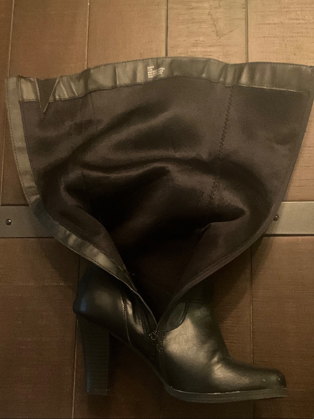 Style & Co. Black Mid-Calf Buckle Heeled Boots - Picture 11 of 12